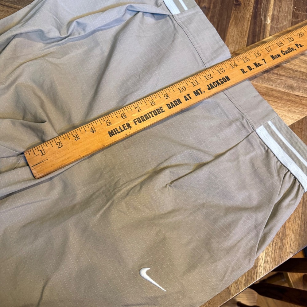 Nike Womens Wide Leg Ripstop Trousers Khaki Beige FV4651-247 Size XL Pockets NEW - Picture 7 of 10